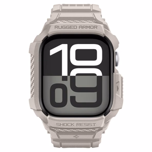 SPIGEN RUGGED ARMOR ümbris ”PRO” V2 APPLE WATCH 10 / 11 (42 MM) DUNE BEIGE