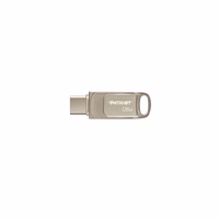 Patriot Memory Tab T560 128GB USB mälupulk topelt USB 120MB/s (PS128GT560DS5D) hõbedane