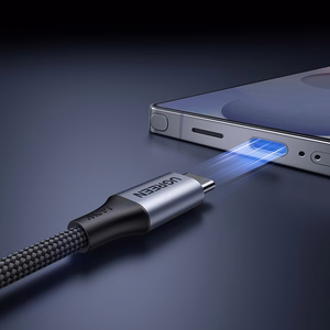 Ugreen 2in1 USB-C kaabel - 2xUSB-C PD 140W 2m - must