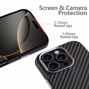 Tech-Protect Ion Carbon MagSafe ümbris Samsung Galaxy S25 Ultra telefonile, must