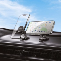 Magnetic car phone hoidja Forcell F-Grip IronSecure windshield / dashboard must