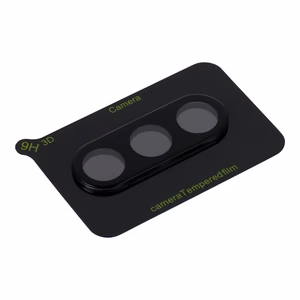 5D Full Glue Camera Tempered Glass - for Samsung Galaxy S26 Plus Black