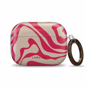 Lamano Tech-Protect Case for AirPods Pro 3 - Pink and Beige