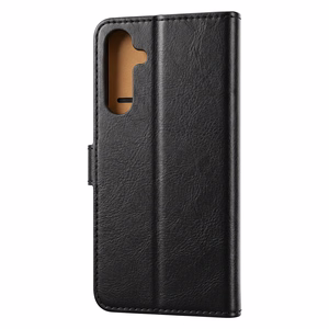 Smart Luxe nahast ümbris iPhone 16 6,1" must