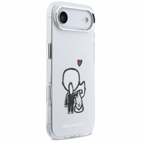Karl Lagerfeld Karl & Choupette Back MagSafe Ümbris for iPhone Air - Clear