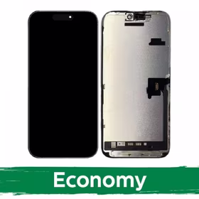 LCD ekraan ühilduv iPhone 16 Pro must (INCELL / Economy) /*Removable IC*/