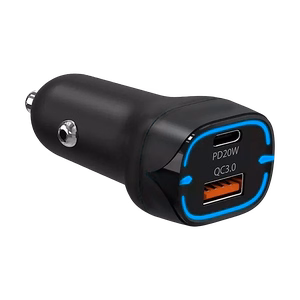 38 W autolaadija Power Delivery ja Quick Charge'iga