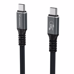 Wozinsky WPS-UY415S USB-C Thunderbolt 4 Kaabel 240W 1.5m 4K - must
