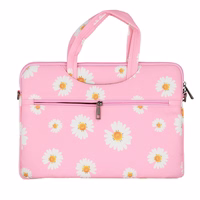 Wonder Briefcase Laptop 13-14 inches roosa daisies