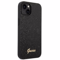 Guess Glitter Script ümbris iPhone 14 Plus'ile - must