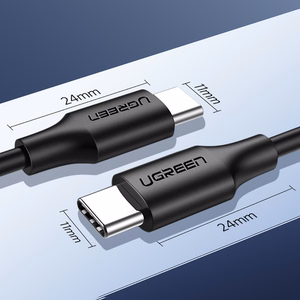 Ugreen US286 USB-C - USB-C 3A 480Mb/s kaabel 3m must