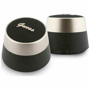 Guess 5 W Script Metal Logo Bluetooth-kõlar, must