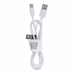Kaabel USB A to Type C 2.0 C366 (connector long : 8mm) 1 m valge