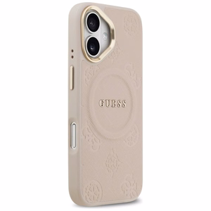 GUESS ümbris jaoks IPHONE 17 compatible with MagSafe GUHMP17SPSAMSECP (PU W/ Peony Hot Stamp) roosa