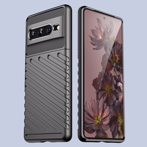 Thunder Case гибкий бронированный чехол для Google Pixel 7 Pro чёрный