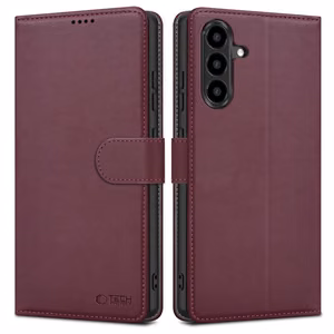 Tech-Protect Wallet Ümbris jaoks Samsung Galaxy A56 5G - Burgundy
