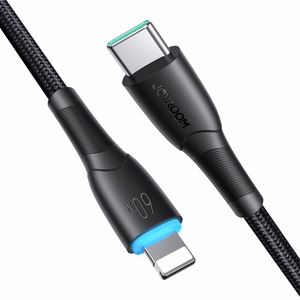 Joyroom Starry Series SA32-CC3 USB-C / USB-C kaabel 60W 1m - must