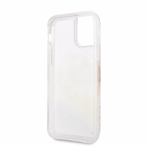 Guess GUHCN58LGIRGP iPhone 11 Pro kõva ümbris Gradient Liquid Glitter Circle Logo