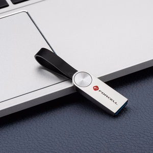 Pendrive 64GB USB 3.2 Gen 1 (USB A) Forcell F-Data Metal hõbedane