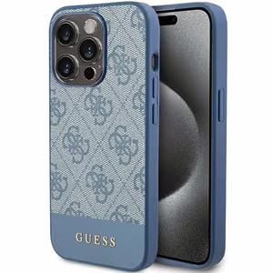 Guess 4G Stripe Collection ümbris jaoks iPhone 15 Pro - sinine