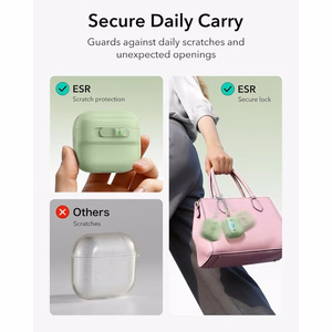ESR Pulse HaloLock MagSafe  Apple AirPods 4 / 5 ümbris, heleroheline