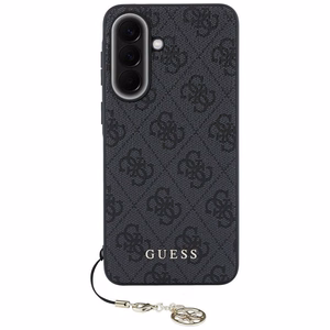 GUESS чехол для Samsung Galaxy A37 GUHCSA37GF4GGR (PU 4G Classic Logo with Charm) чёрный