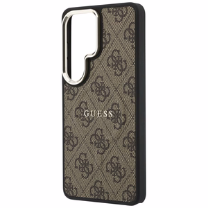 GUESS ümbris for SAMSUNG S26 Ultra GUHMS26LP4MSEGCW (4G Embossed Ring MagSafe) pruun