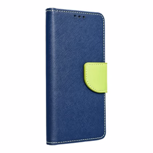 Чехол-книжка для Xiaomi Redmi NOTE 14 5G Fancy Book тёмно-синий / лаймовый