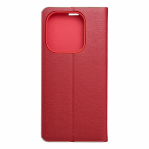 LUNA Book kuldne jaoks XIAOMI Redmi Note 14 4G (GLOBAL - 164,84mm x 78,15mm x 8,16mm) punane