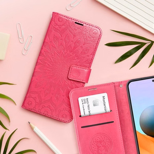 MEZZO Чехол-книжка для SAMSUNG A27 mandala пурпурный