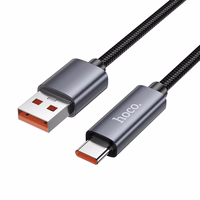 Kaabel USB A to USB C Hoco 5A with display 1 m X112 must