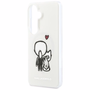 Karl Lagerfeld ümbris IML Karl ja Choupette MagSafe Samsung Galaxy S26 jaoks läbipaistev