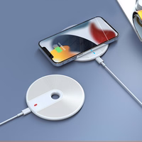 Juhtmevaba Induction Laadija QI Universaalne Kiirlaadimine - FC06 15W valge (min.2A)