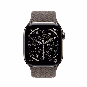 Crong Wave Band punutud Apple Watch rihm, 44/45/46/49 mm, pruun