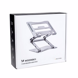 Wozinsky WRS-CPY75DSS Aluminum Laptop and Tablet Alus + Free Smartphone Alus - hõbedane