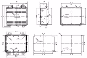 Paigalduskast 250x253x100mm