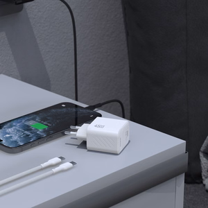 Dudao A28C 45W GaN Wall Laadija + USB-C Kaabel - must