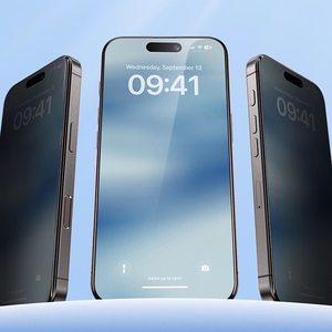 Benks Karastatud klaas Ultra Shield Privacy (FK66) jaoks Iphone 16 Pro Max must (Thin Edge)