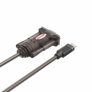 UNITEK Y-1105K jadakaabel Must 1,5 m DB-9