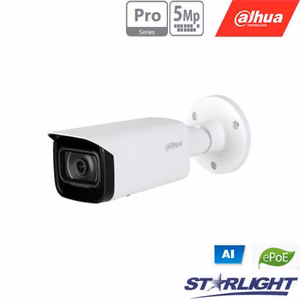 Dahua IPC-HFW5541T-ASE 5 MP Starlight WizMind Network Bullet Camera, 3.6 mm