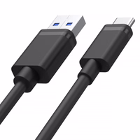 UNITEK KABEL USB USB-A — USB-C 50CM, Y-C481BK must
