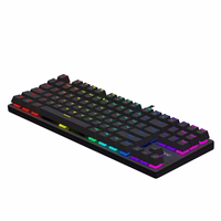 Savio Tempest x2 RGB mechanical keyboard, Outemu punane