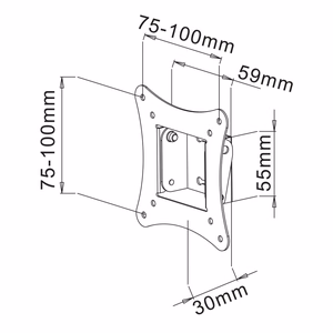 Techly ICA-LCD-900 76.2 cm (30") must