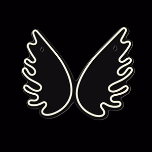 Neon PLEXI LED WINGS valge FPNE09X Forever Light