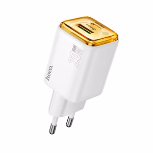 Phone Laadija Hoco USB A + USB C QC3.0 PD 3A 20W N52 valge