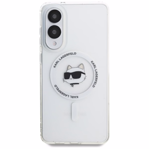 Karl Lagerfeld Choupette MagSafe ümbris Samsung Galaxy S25 Edge, valge