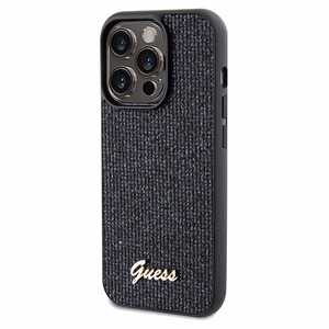 Guess Disco Metal Script case for iPhone 14 Pro - black