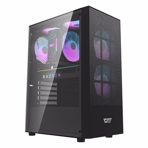 Darkflash A290 computer ümbris (must) + 3 fans