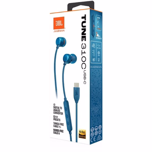 Kõrvaklapid JBL Tune 310C USB-C sinised