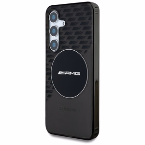 AMG läbipaistev Rhombs MagSafe Ümbris jaoks Samsung Galaxy S25 - must